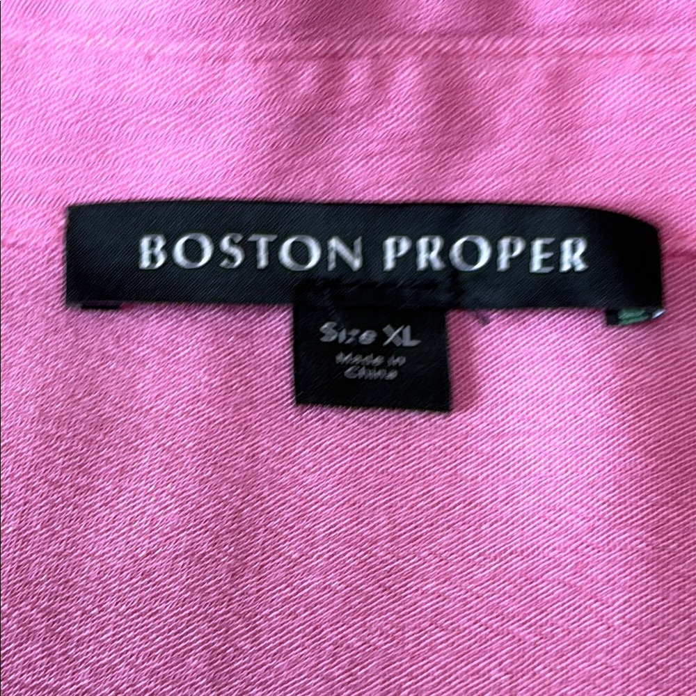 NWOT Boston Proper 2 Piece Pink Short Set with Elastic Waist - Picture 5 of 15
